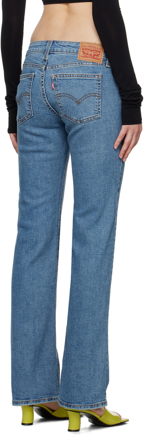 Levi's Blue Superlow Bootcut Jeans Levi's Red