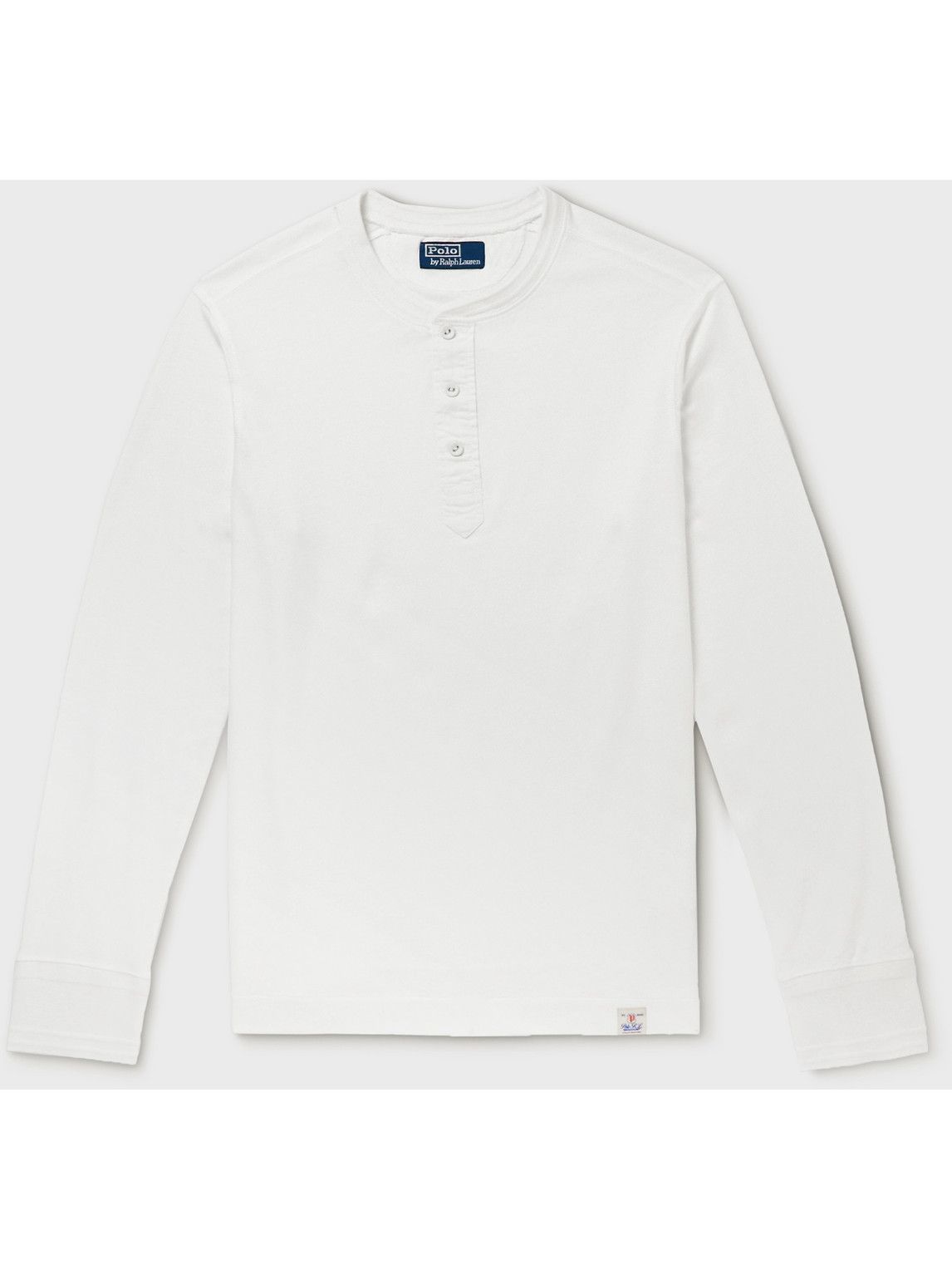 Polo Ralph Lauren - Cotton-Jersey Henley T-Shirt - White