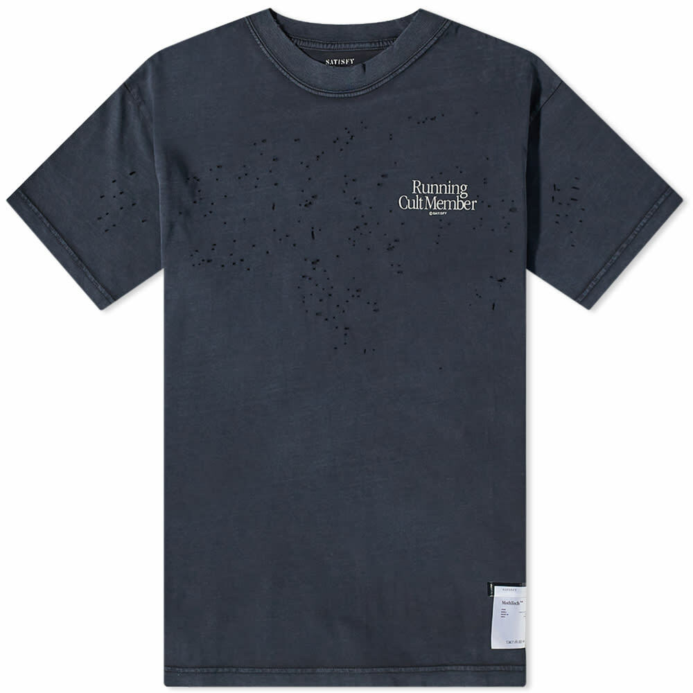 Satisfy Men's MothTech T-Shirt in Pigment Black Satisfy