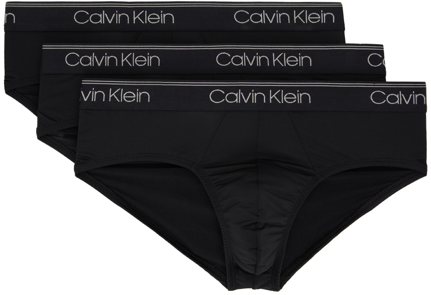 Calvin Klein Underwear Three-Pack Black Briefs Calvin Klein Underwear