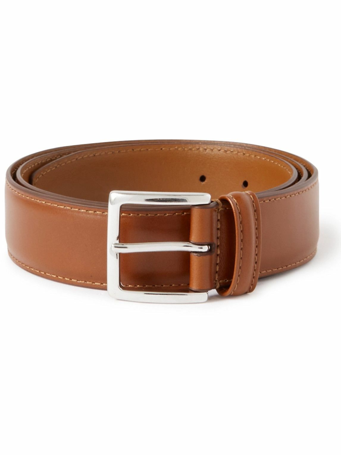 Anderson's - 3cm Leather Belt - Brown Anderson's