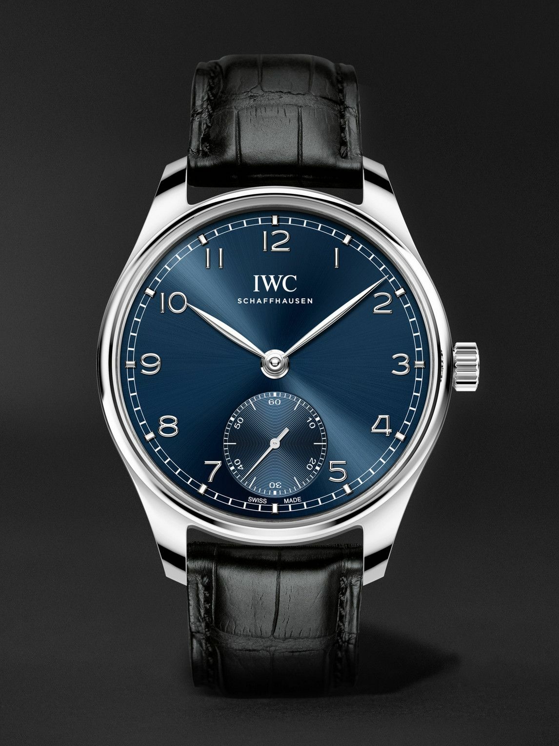 IWC Schaffhausen - Portugieser 40 Automatic 40.4mm Stainless Steel and ...