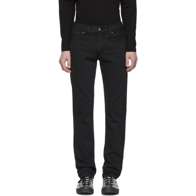 levis black slim jeans