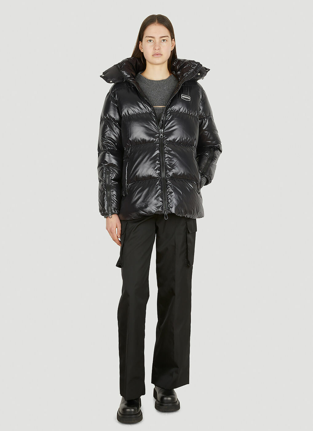 Duvetica - Alloro Quilted Down Jacket in Black Duvetica