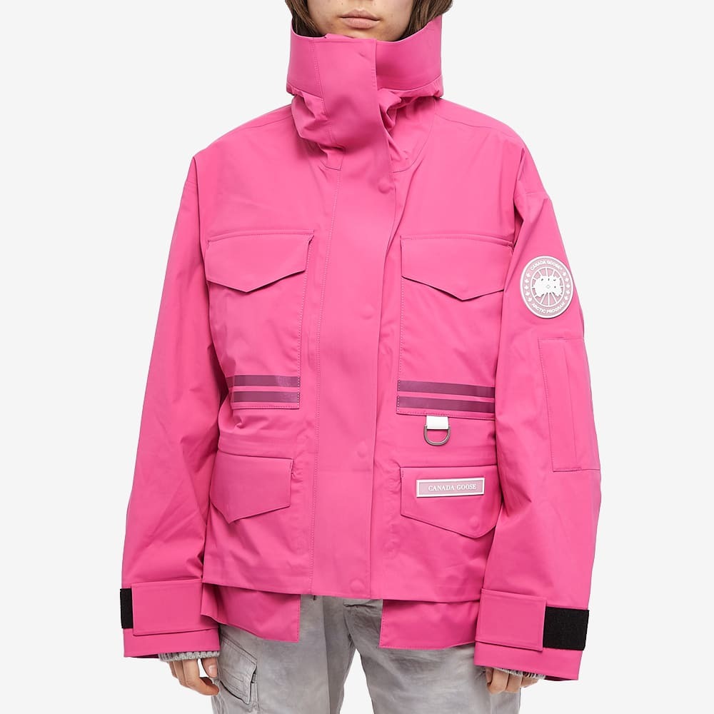 Canada Goose Women's Mordaga Rain Jacket in Summit Pink Canada Goose