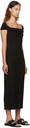Reformation Black Jamen Midi Dress