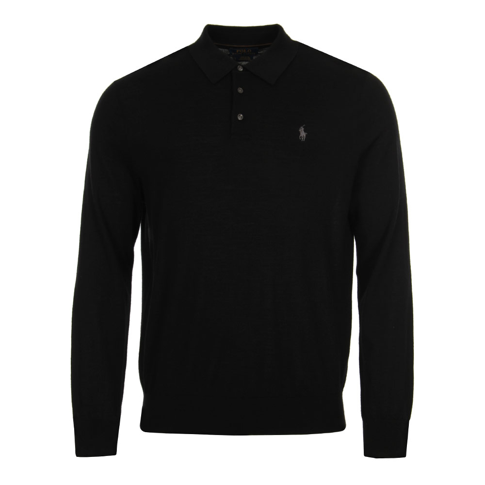 Knitted Polo - Black