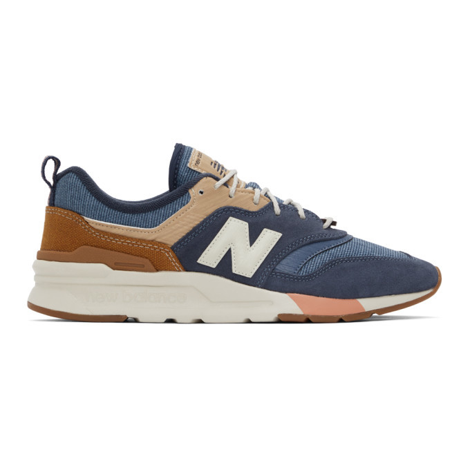 New Balance Blue and Brown 977H Sneakers New Balance اكس او