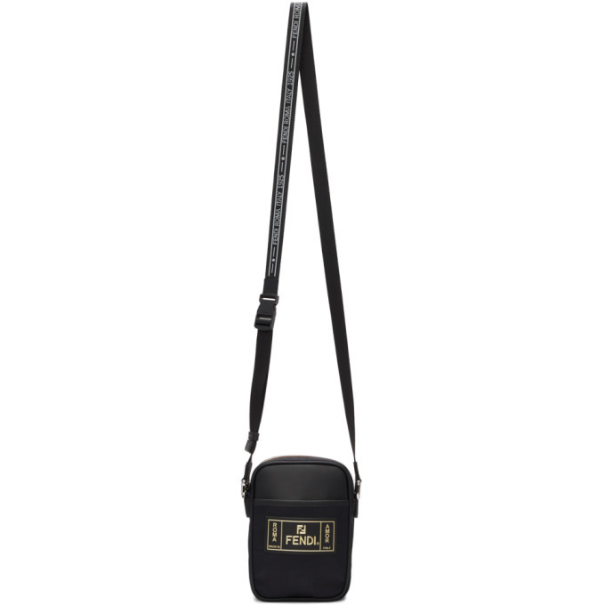 fendi black camera bag