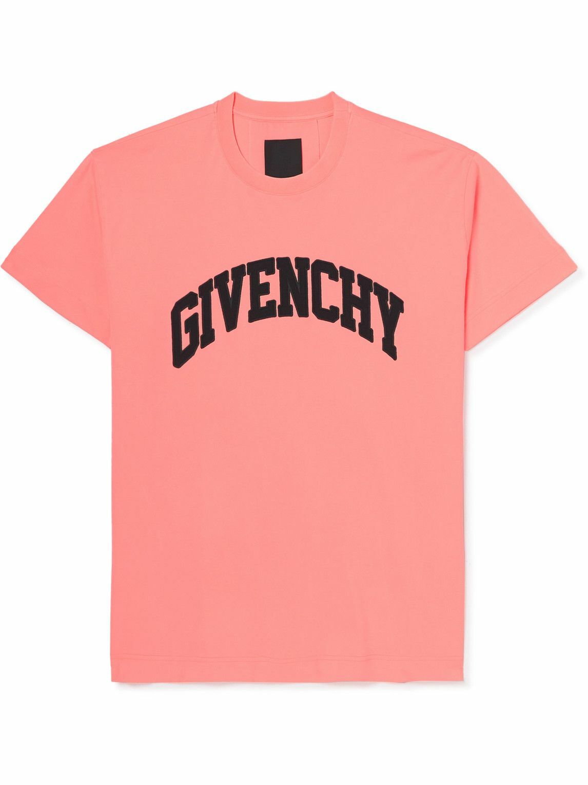 Givenchy - Logo-Appliquéd Cotton-Jersey T-Shirt - Pink Givenchy