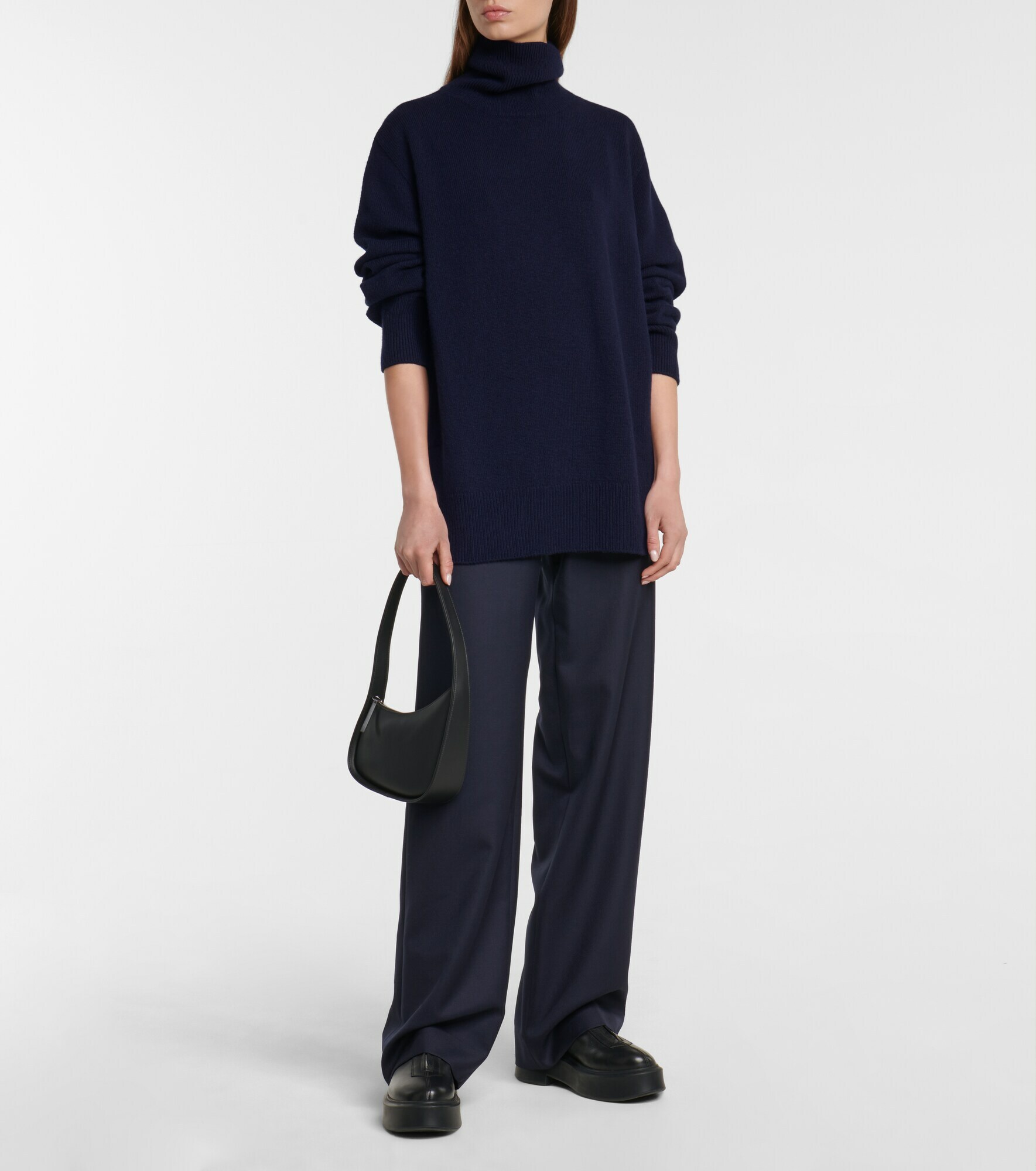 The Row - Milina turtleneck wool and cashmere sweater The Row