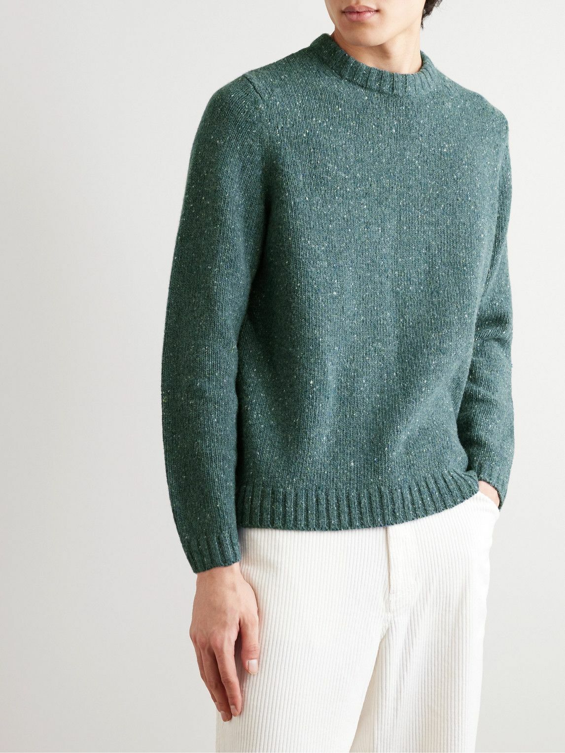 ARKET - Skanor Wool-Blend Sweater - Blue