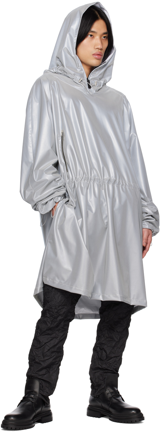 424 Silver Iridescent Coat 424