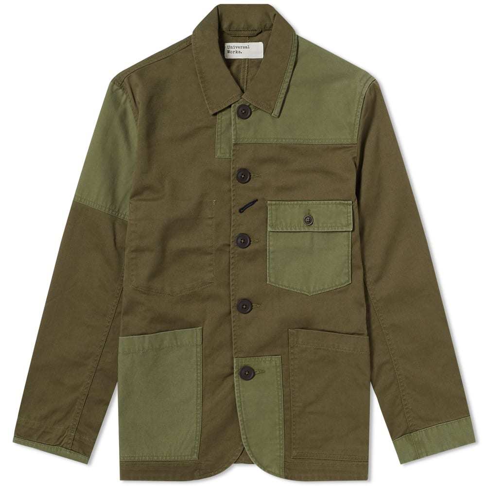 Universal Works Twill Patched Bakers Jacket Universal Works