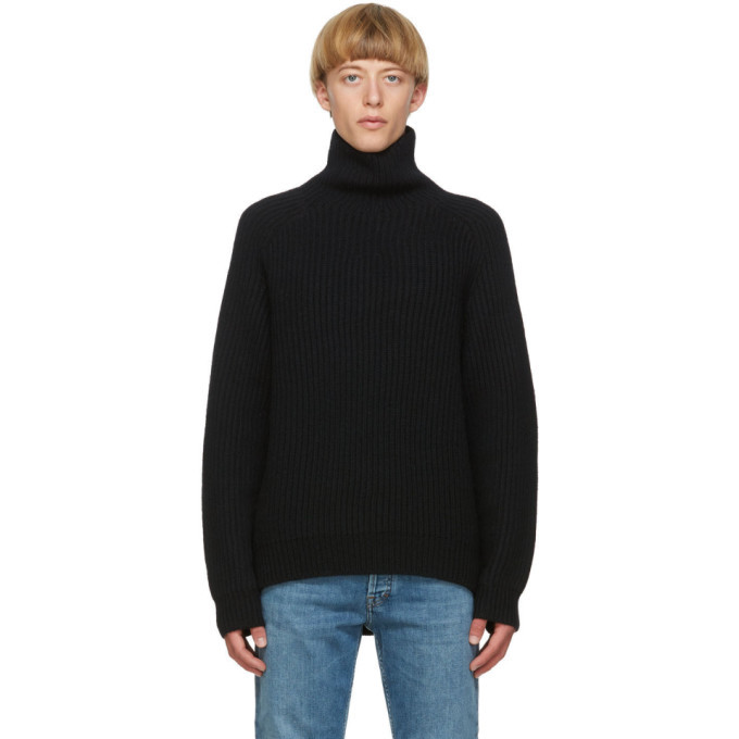 Acne Studios Black Wool Turtleneck Acne 