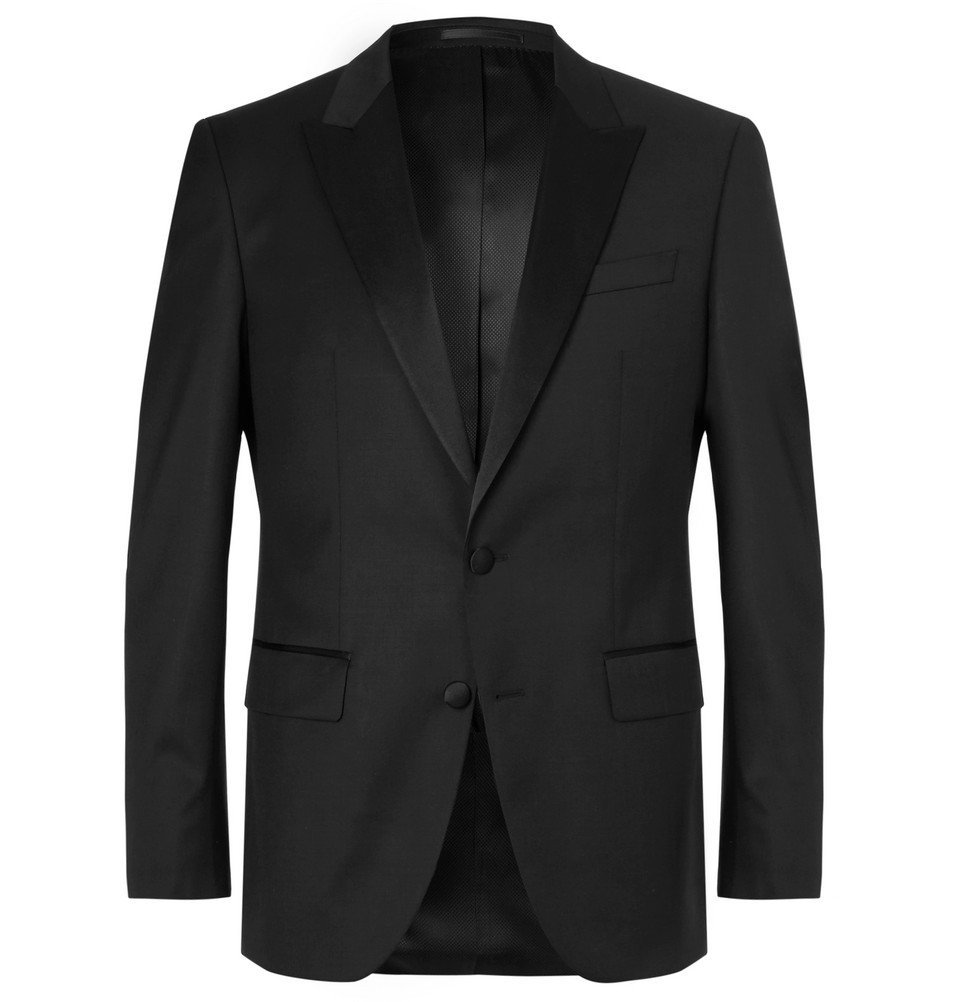 Hugo Boss - Black Halwood Slim-Fit Super 120s Virgin Wool Tuxedo Jacket ...
