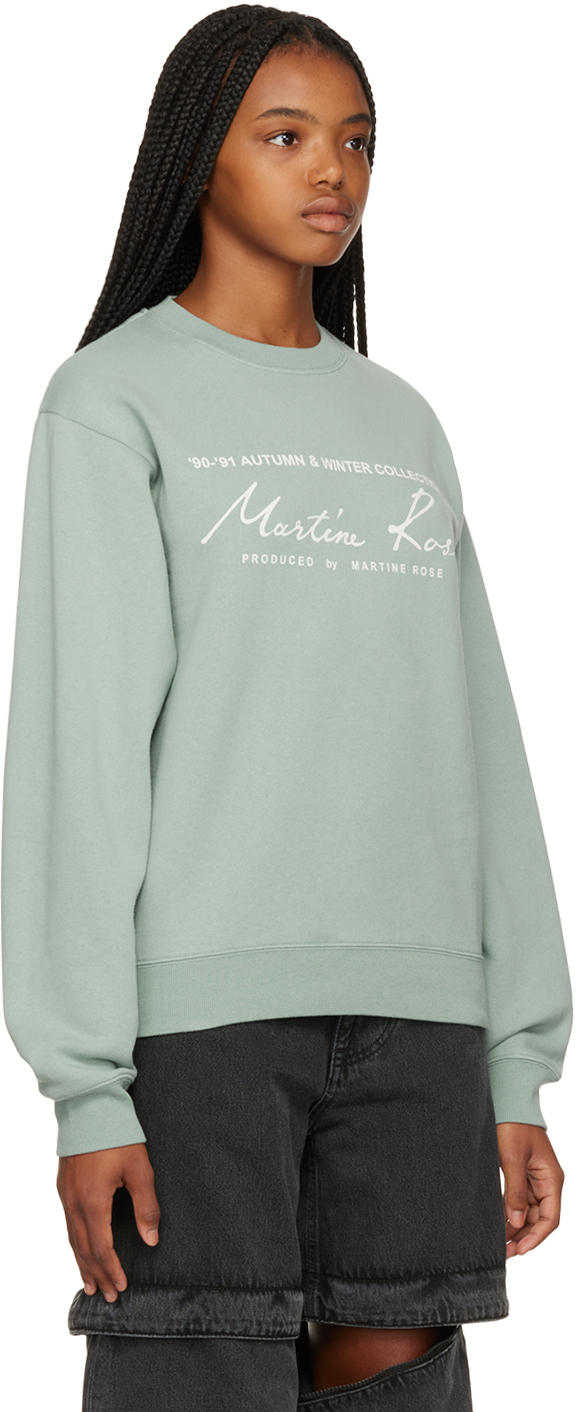 Martine Rose Green Classic Sweater Martine Rose