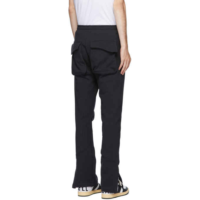 Rhude Black Oversized Lounge Pants Rhude