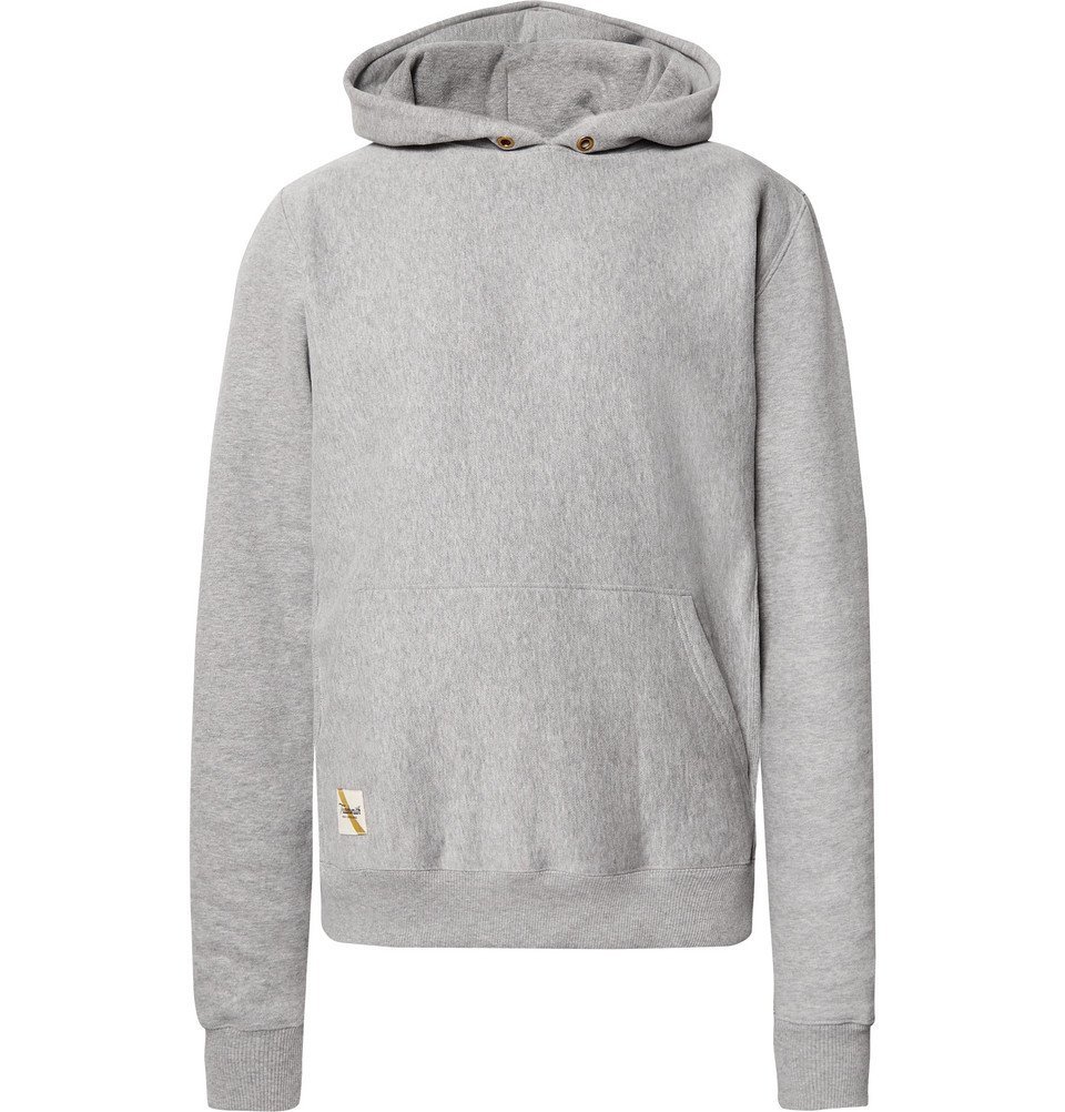 Tracksmith - Trackhouse Mélange Loopback Cotton-Blend Jersey Hoodie ...
