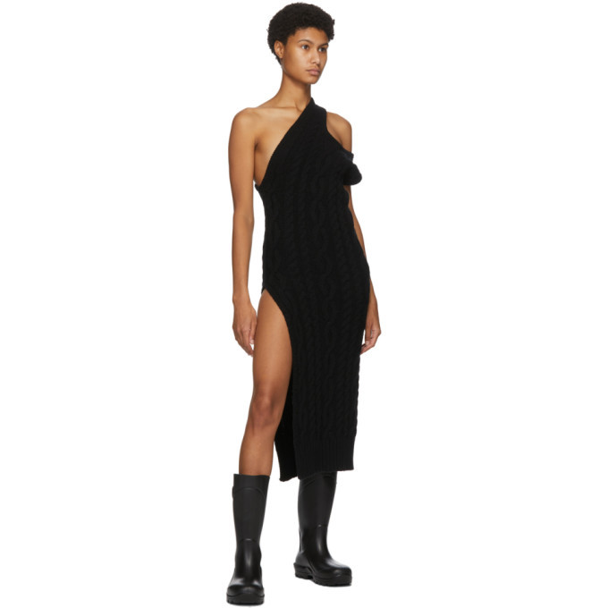 Telfar Black Sweater Tank Dress Telfar