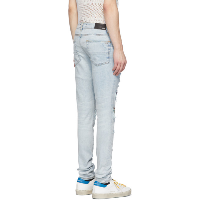 Amiri Blue Tie-Dye MX1 Jeans Amiri
