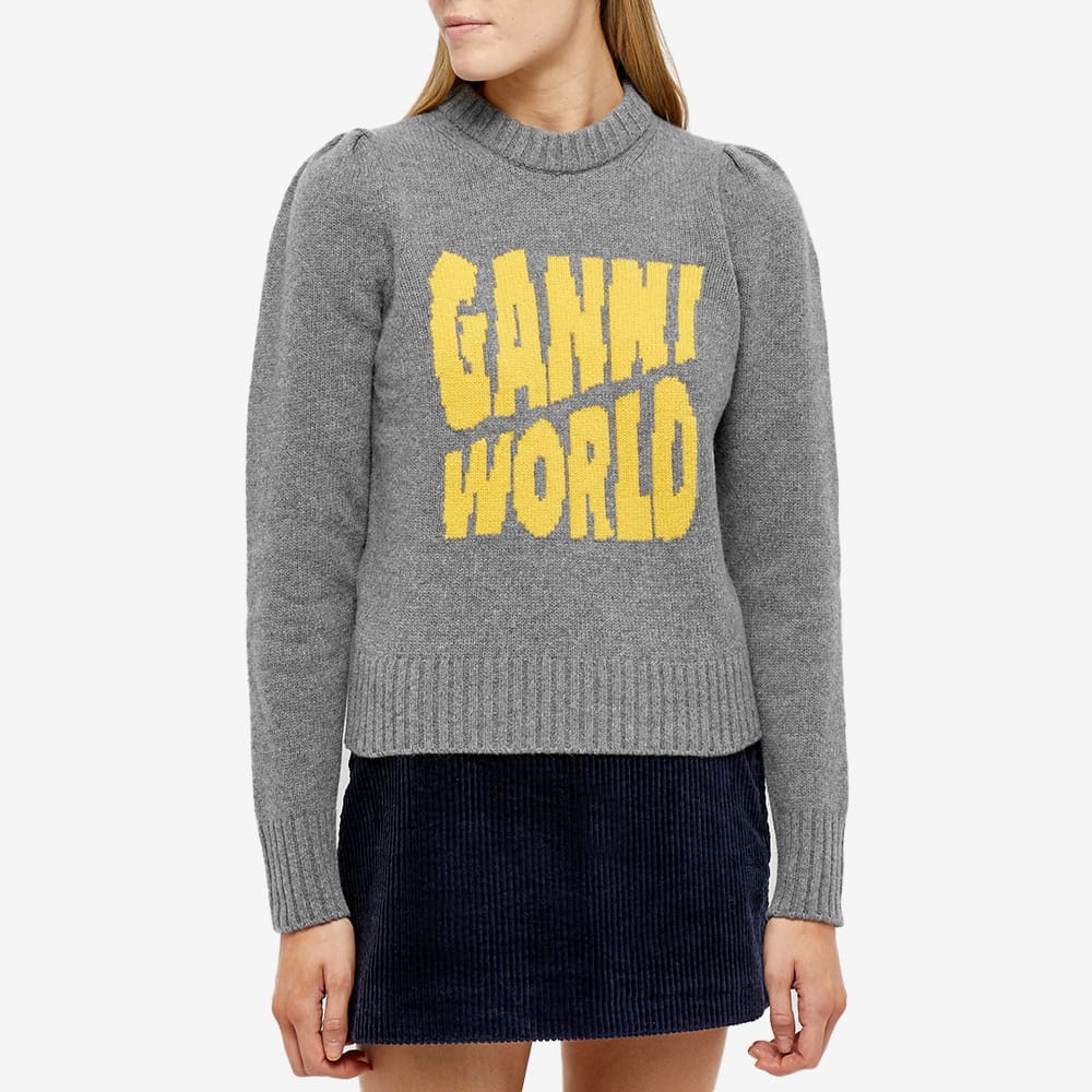 GANNI】Graphic Puff Shoulder Pullover | labiela.com