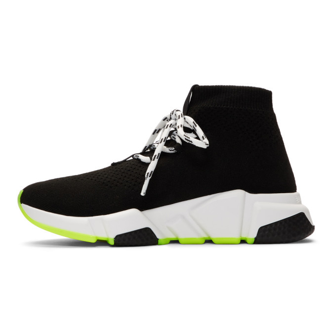 white and black balenciagas