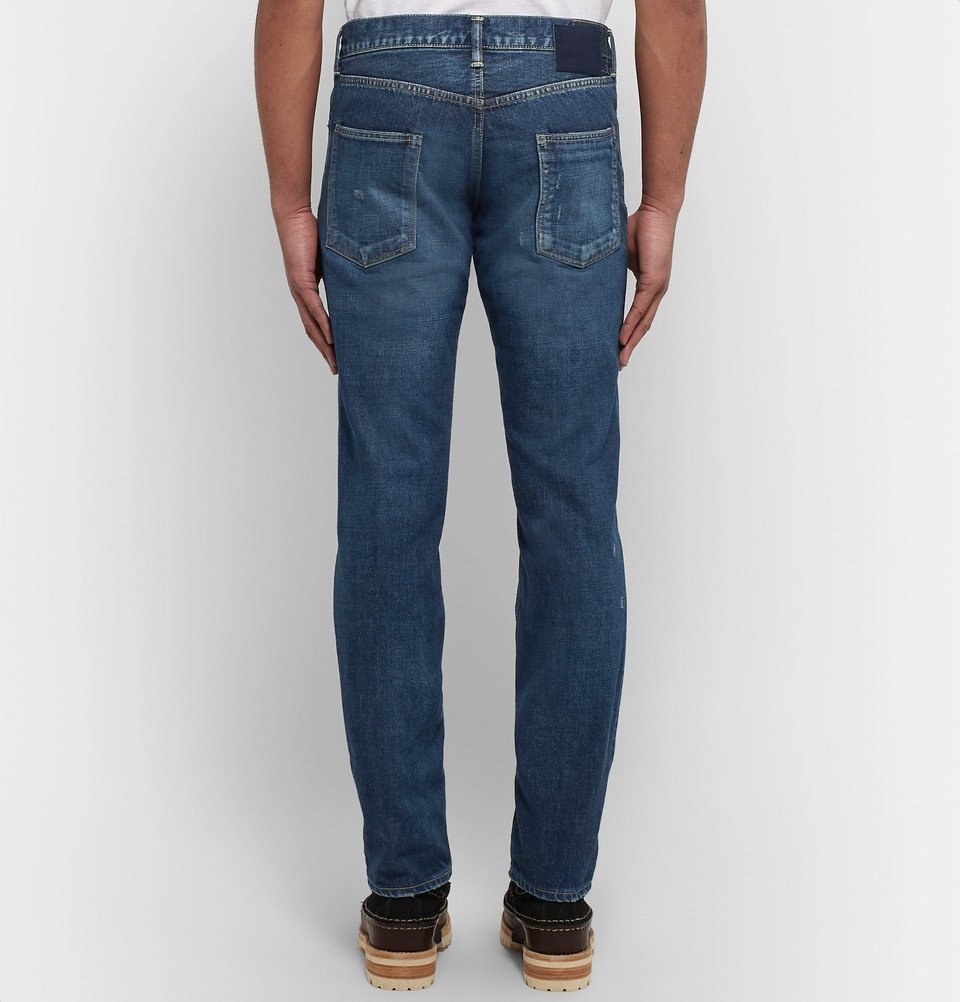 visvim - Social Sculpture 10 Distressed Denim Jeans - Men - Blue Visvim