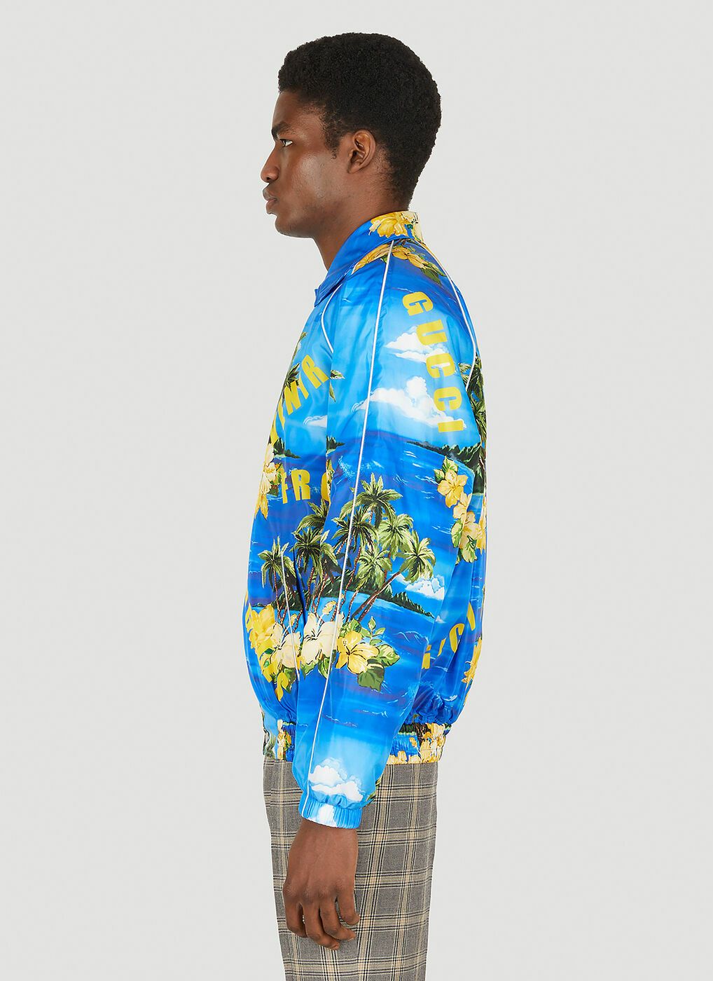 Ocean Island Jacket in Blue Gucci