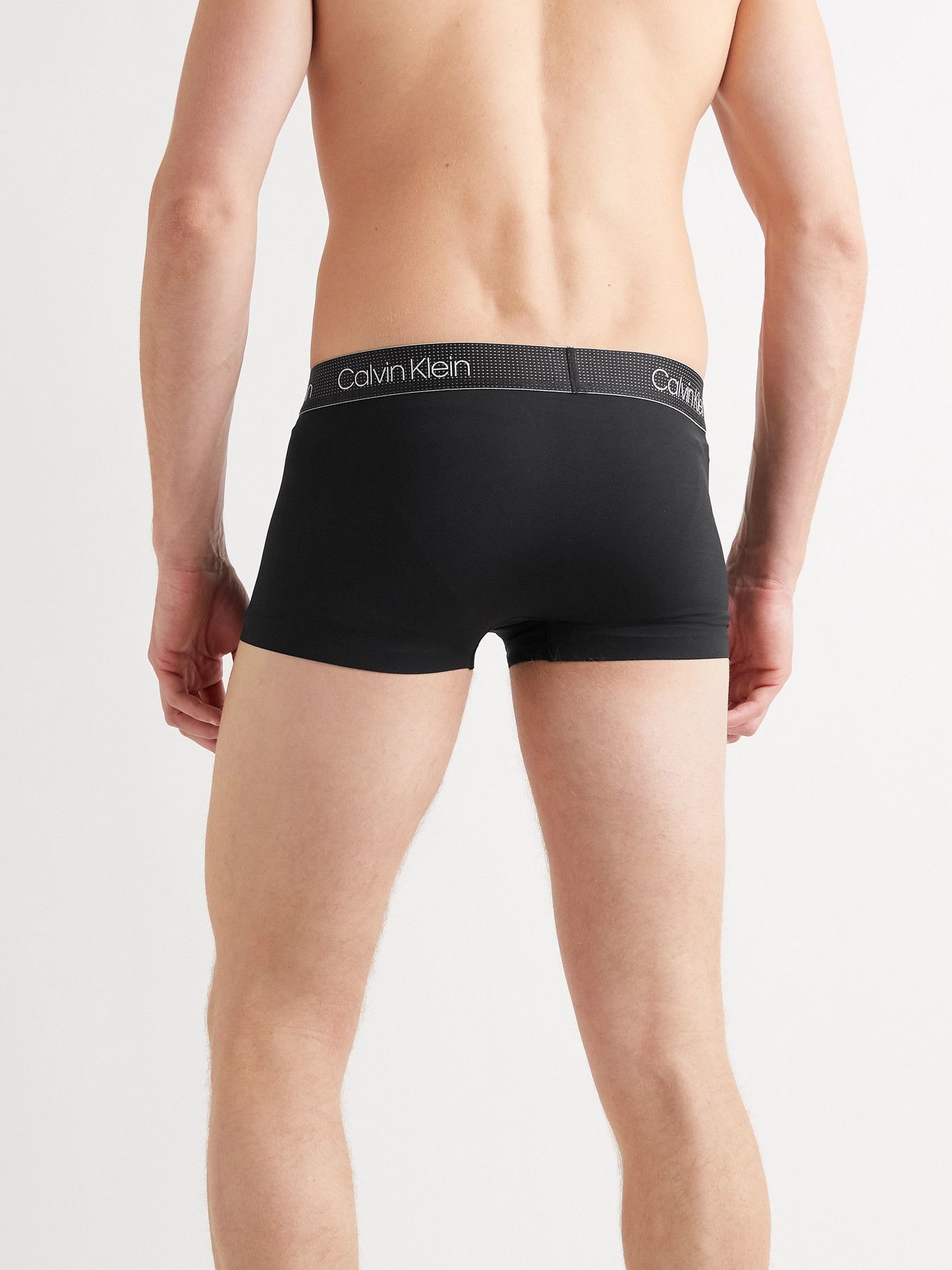 CALVIN KLEIN UNDERWEAR - Air FX Micro-Mesh Boxer Briefs - Black Calvin  Klein Underwear