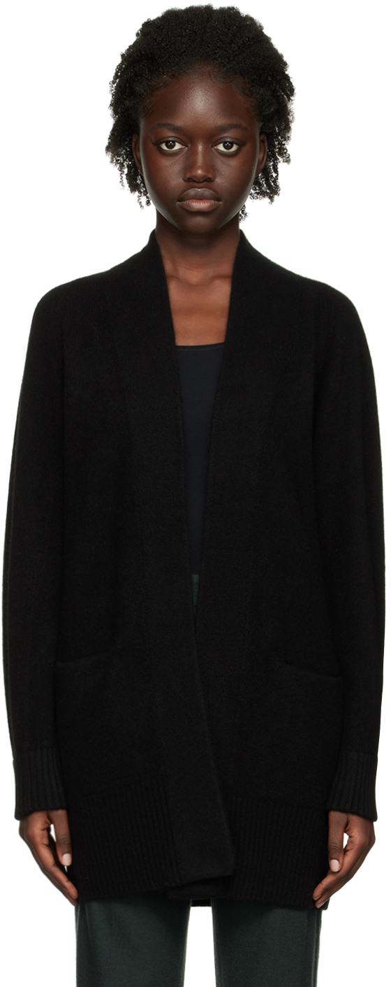 Vince Black Open Front Cardigan Vince