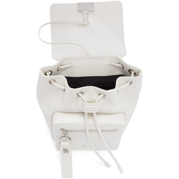 off white diag backpack