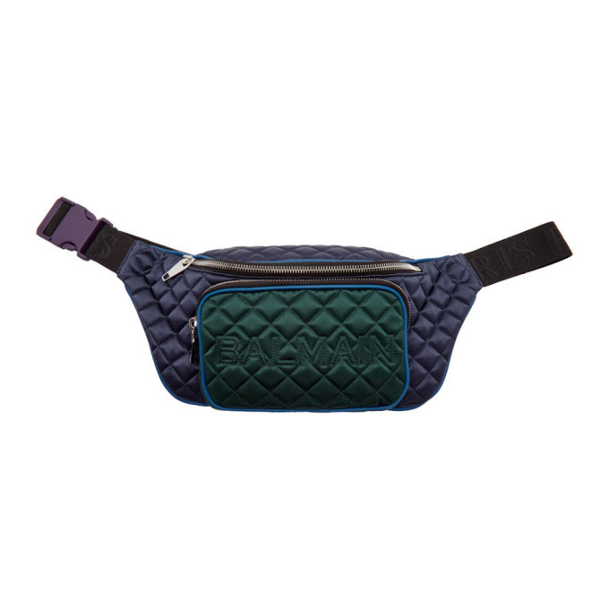Balmain Multicolor Quilted Belt Bag Balmain