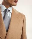 Brooks Brothers Men's Camel Hair Peak Lapel Coat | Brown