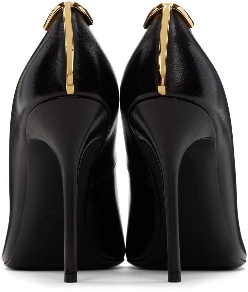 TOM FORD Black Iconic T Pumps TOM FORD