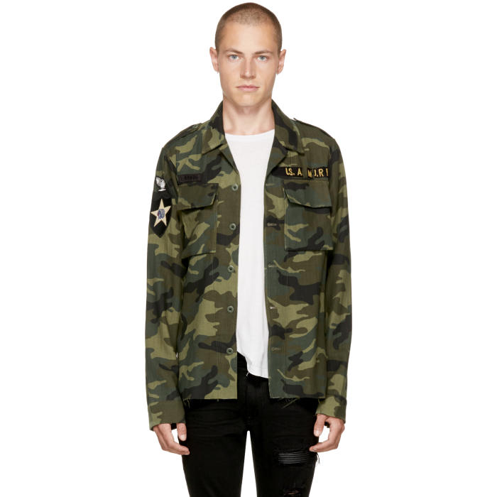 amiri camo shirt