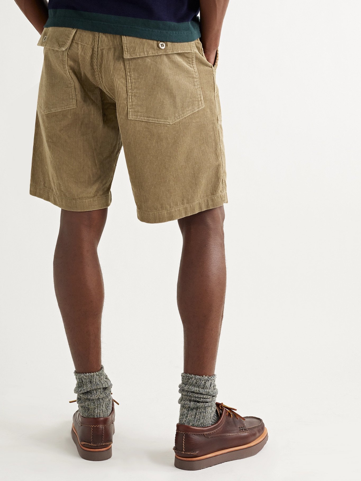 Fatigue Cotton-Corduroy Shorts 