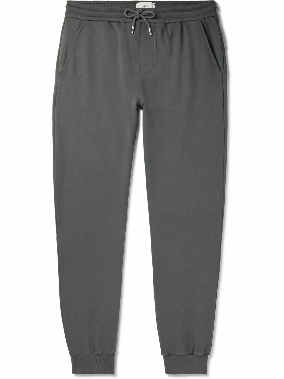 Mr P. Tapered CottonJersey Sweatpants Gray Mr P.