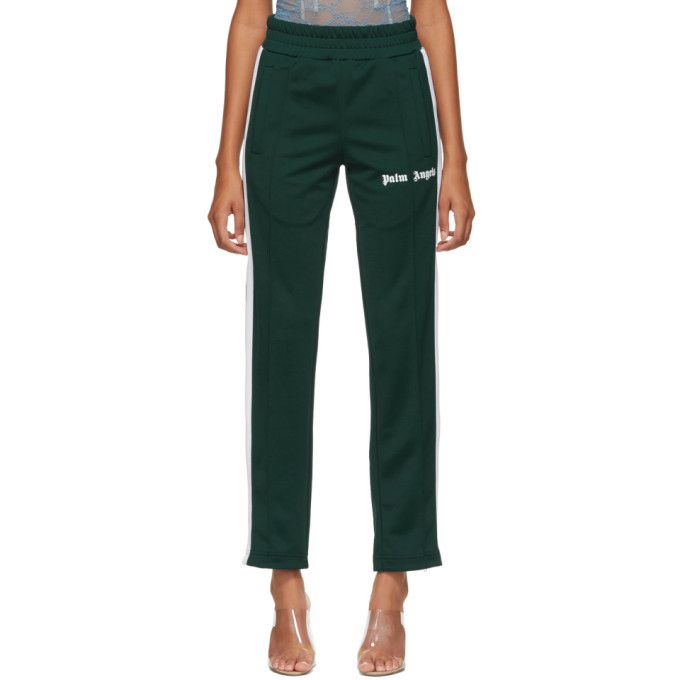 palm angels green track pants