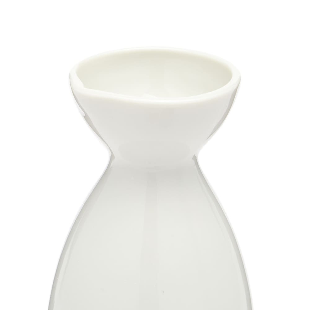 BEAMS JAPAN Sake Bottle & Cup Set in White BEAMS JAPAN