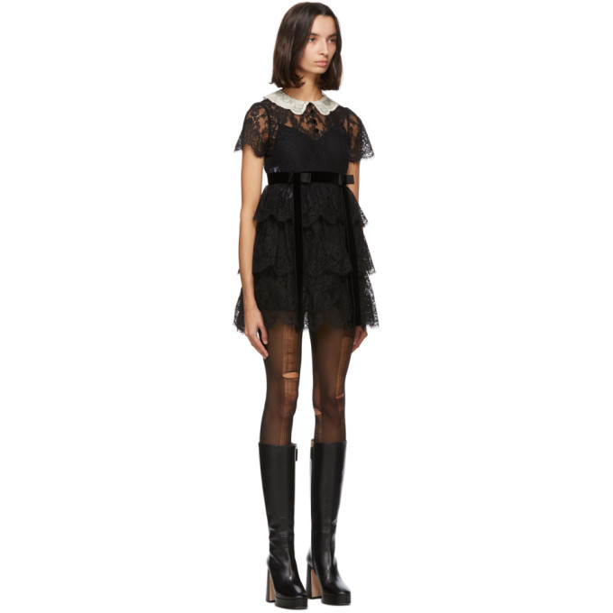 Gucci Black Lace Babydoll Dress Gucci