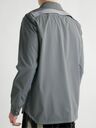 Rick Owens - Strobe Webbing-Trimmed Reflective Shell Overshirt - Gray