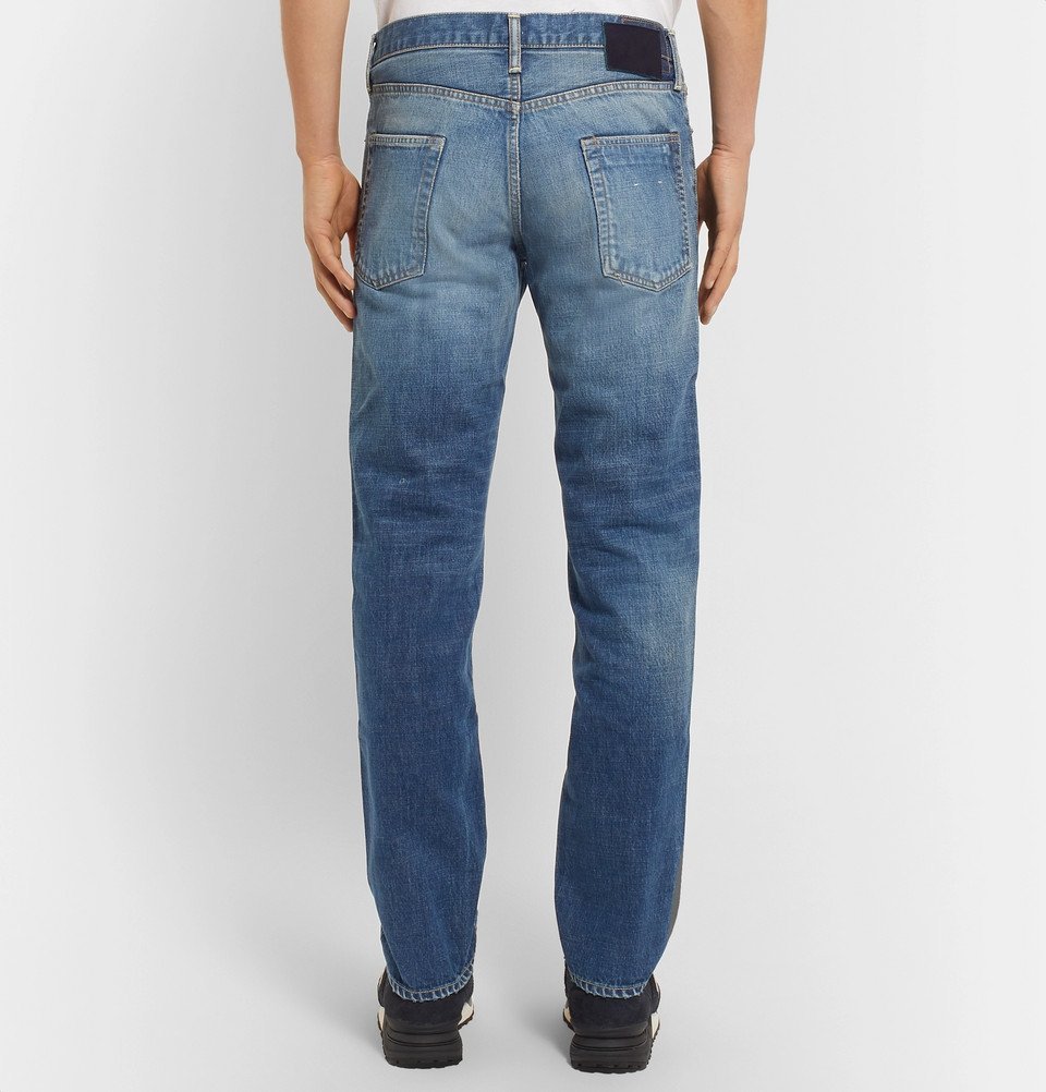 visvim - Social Sculpture 04 Slim-Fit Distressed Denim Jeans - Men ...