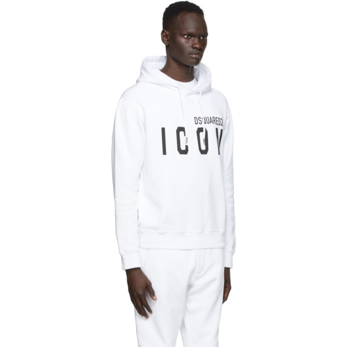 Dsquared2 White Icon Hoodie Dsquared2