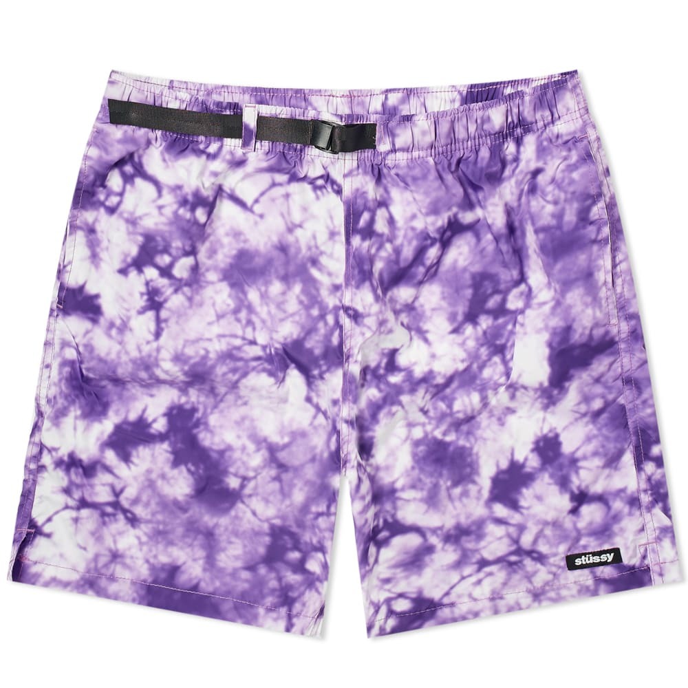 stussy bleach nylon mountain short