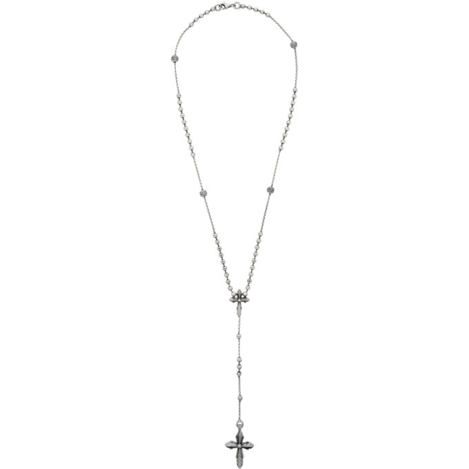 Emanuele Bicocchi Silver Rosary Chain 