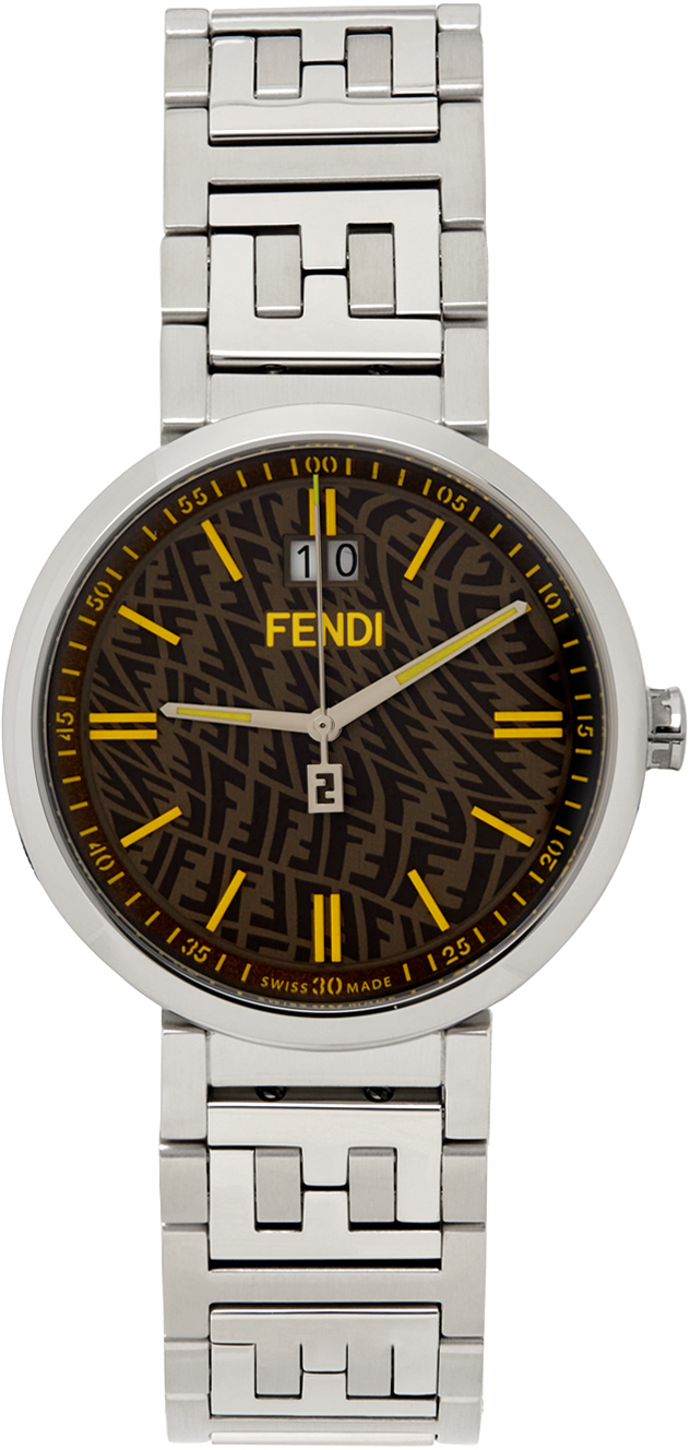 fendi watch silver