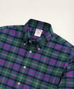 Brooks Brothers Men's Madison Relaxed-Fit Portuguese Flannel Shirt | Green