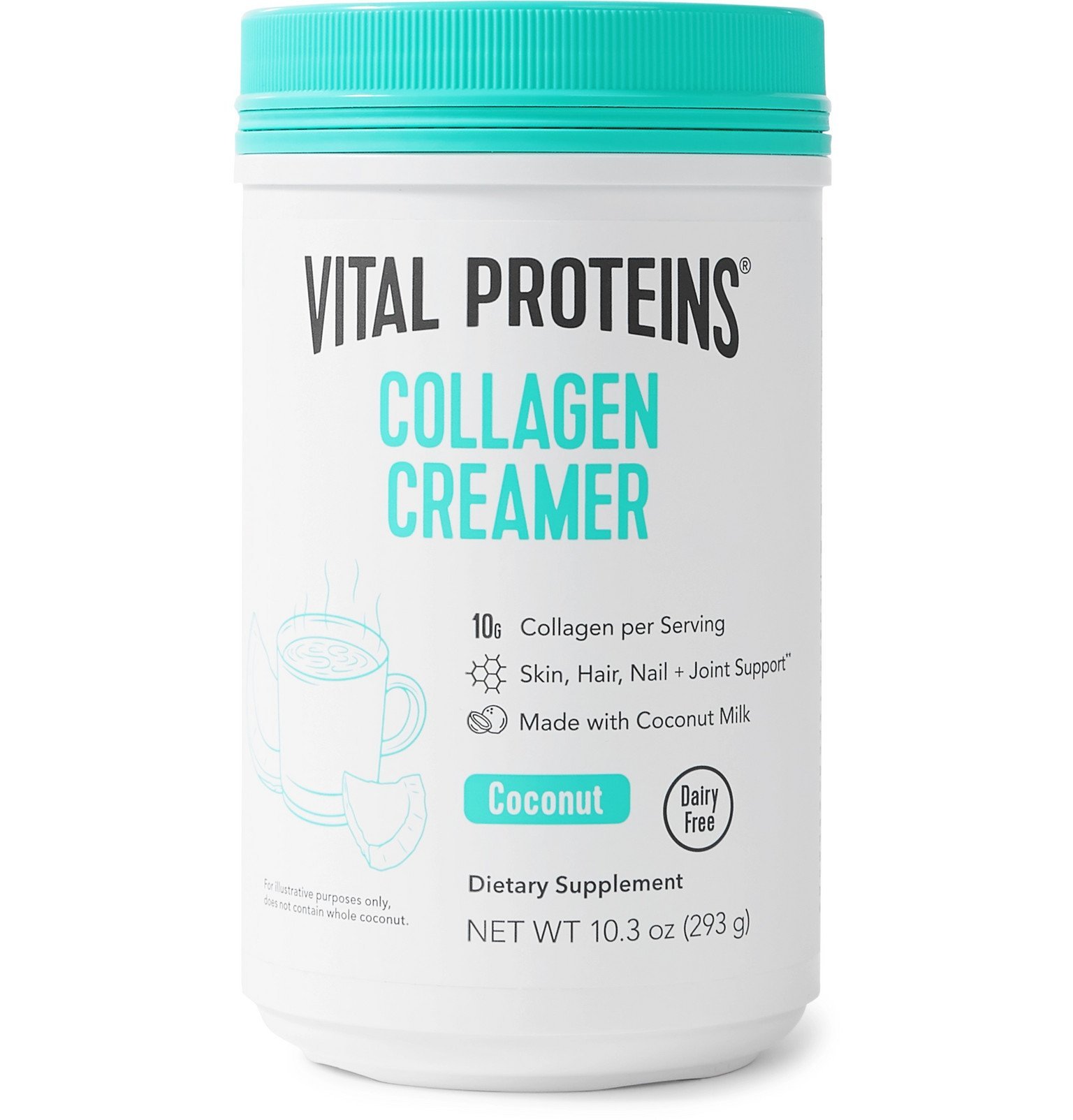 VITAL PROTEINS - Coconut Collagen Creamer, 293g - Colorless VITAL PROTEINS