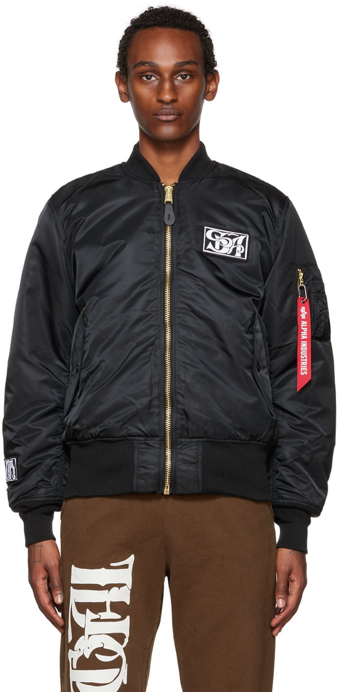 Photo: Total Luxury Spa Black Alpha Industries Edition Bomber Jacket